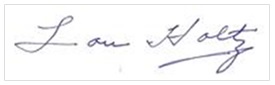 Lou Holtz Signature